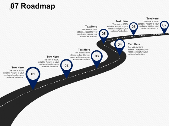 Seven Roadmap Ppt PowerPoint Presentation Gallery Slides