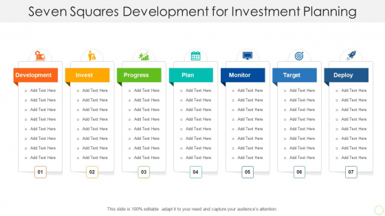 Seven Squares Development For Investment Planning Elements PDF