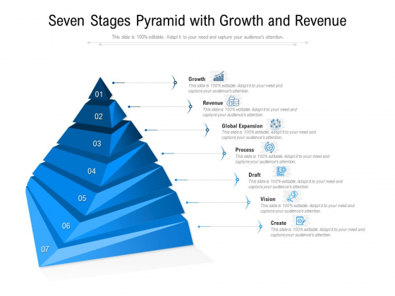 Seven Stages Pyramid With Growth And Revenue Ppt PowerPoint Presentation Show Graphics Download PDF Seven Stages Pyramid With Growth And Revenue Ppt PowerPoint Presentation Show Graphics Download PDF