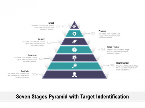 Seven Stages Pyramid With Target Indentification Ppt PowerPoint Presentation Infographic Template Background PDF Seven Stages Pyramid With Target Indentification Ppt PowerPoint Presentation Infographic Template Background PDF