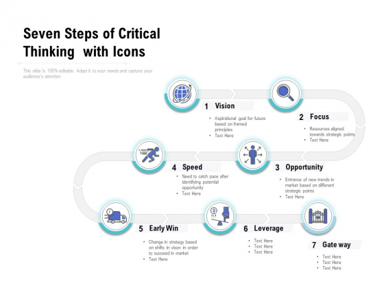 Seven Steps Of Critical Thinking With Icons Ppt PowerPoint Presentation Infographic Template Outfit Seven Steps Of Critical Thinking With Icons Ppt PowerPoint Presentation Infographic Template Outfit