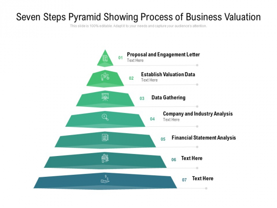 Seven Steps Pyramid Showing Process Of Business Valuation Ppt PowerPoint Presentation Layouts Information PDF Seven Steps Pyramid Showing Process Of Business Valuation Ppt PowerPoint Presentation Layouts Information PDF