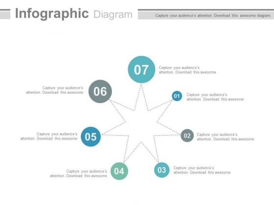 Seven Steps Star Diagram Powerpoint Template Seven Steps Star Diagram Powerpoint Template