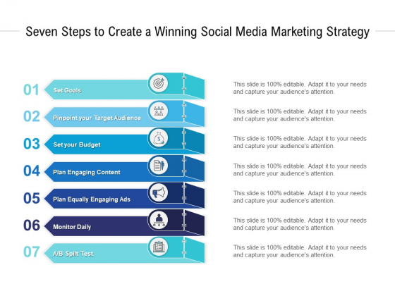 Seven Steps To Create A Winning Social Media Marketing Strategy Ppt PowerPoint Presentation Portfolio Ideas PDF Seven Steps To Create A Winning Social Media Marketing Strategy Ppt PowerPoint Presentation Portfolio Ideas PDF