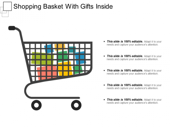 Shopping Basket With Gifts Inside Ppt PowerPoint Presentation Slides Microsoft