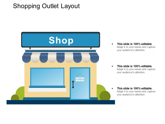 Shopping Outlet Layout Ppt PowerPoint Presentation Show Layout