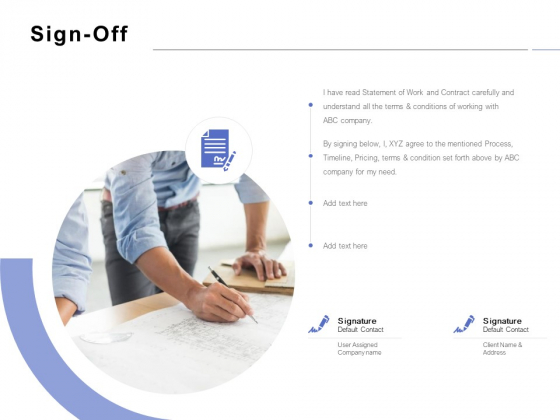 Sign Off Management Ppt PowerPoint Presentation Slides Tips