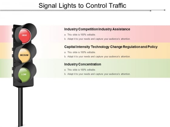 Signal Lights To Control Traffic Ppt PowerPoint Presentation Pictures Skills
