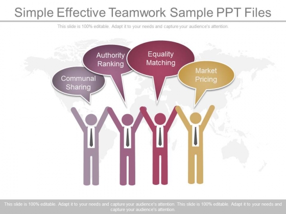 Simple Effective Teamwork Sample Ppt Files Simple Effective Teamwork Sample Ppt Files