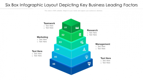 Six Box Infographic Layout Depicting Key Business Leading Factors Ppt PowerPoint Presentation Gallery Grid PDF Six Box Infographic Layout Depicting Key Business Leading Factors Ppt PowerPoint Presentation Gallery Grid PDF