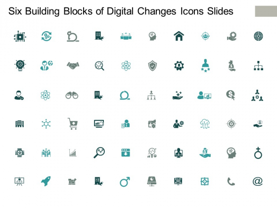 Six Building Blocks Of Digital Changes Icons Slides Ppt PowerPoint Presentation Visual Aids Slides Six Building Blocks Of Digital Changes Icons Slides Ppt PowerPoint Presentation Visual Aids Slides