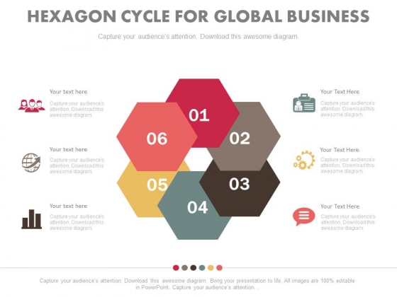 Six Circular Steps For Accounting Review Powerpoint Template Six Circular Steps For Accounting Review Powerpoint Template