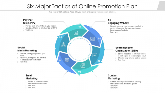 Six Major Tactics Of Online Promotion Plan Ppt Styles Aids PDF Six Major Tactics Of Online Promotion Plan Ppt Styles Aids PDF