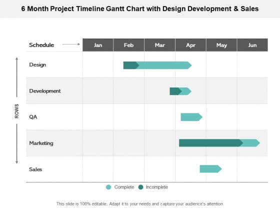 Six Months Project Schedule With Qa Marketing And Sales Ppt PowerPoint Presentation Show Influencers Six Months Project Schedule With Qa Marketing And Sales Ppt PowerPoint Presentation Show Influencers