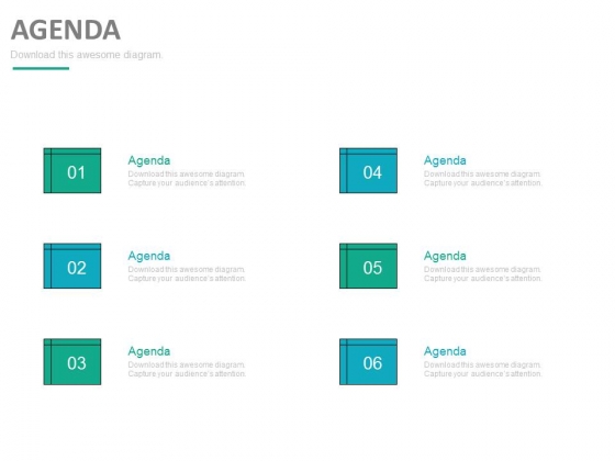 Six Points For Business Agenda Analysis Powerpoint Slides Six Points For Business Agenda Analysis Powerpoint Slides