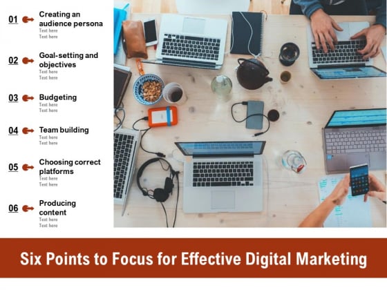 Six Points To Focus For Effective Digital Marketing Ppt PowerPoint Presentation Infographics Graphic Tips PDF Six Points To Focus For Effective Digital Marketing Ppt PowerPoint Presentation Infographics Graphic Tips PDF