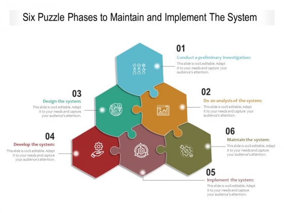 Six Puzzle Phases To Maintain And Implement The System Ppt PowerPoint Presentation Outline Skills PDF Six Puzzle Phases To Maintain And Implement The System Ppt PowerPoint Presentation Outline Skills PDF