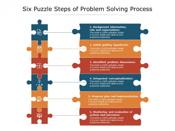 Six Puzzle Steps Of Problem Solving Process Ppt PowerPoint Presentation Styles Examples PDF Six Puzzle Steps Of Problem Solving Process Ppt PowerPoint Presentation Styles Examples PDF