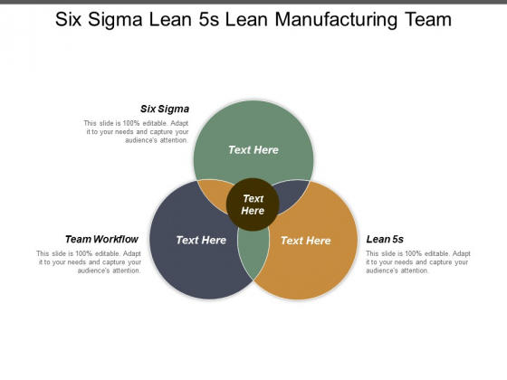 Six Sigma Lean 5S Lean Manufacturing Team Workflow Ppt PowerPoint Presentation Pictures Tips