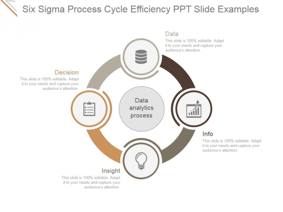 Six Sigma Process Cycle Efficiency Ppt PowerPoint Presentation Ideas