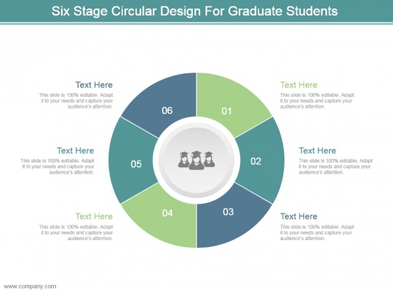 Six Stage Circular Design For Graduate Students Ppt Design Six Stage Circular Design For Graduate Students Ppt Design