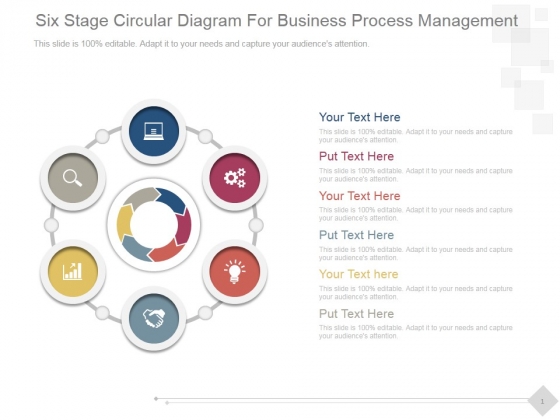 Six Stage Circular Diagram For Business Process Management Ppt PowerPoint Presentation Template Six Stage Circular Diagram For Business Process Management Ppt PowerPoint Presentation Template