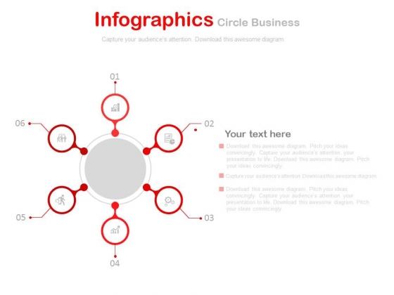 Six Staged Hub And Spokes Diagram Powerpoint Slides Six Staged Hub And Spokes Diagram Powerpoint Slides