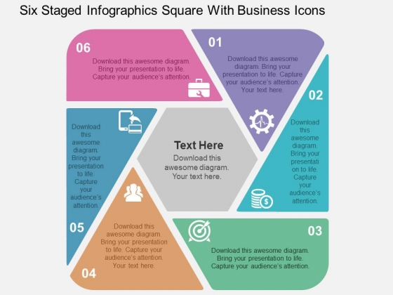 Six Staged Infographics Square With Business Icons Powerpoint Templates Six Staged Infographics Square With Business Icons Powerpoint Templates