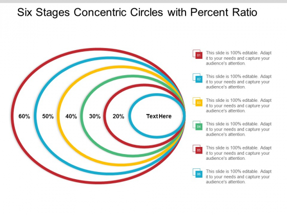 Six Stages Concentric Circles With Percent Ratio Ppt Powerpoint Presentation Ideas Design Templates Six Stages Concentric Circles With Percent Ratio Ppt Powerpoint Presentation Ideas Design Templates