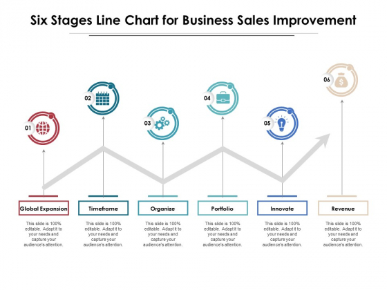 Six Stages Line Chart For Business Sales Improvement Ppt PowerPoint Presentation Inspiration Outline PDF Six Stages Line Chart For Business Sales Improvement Ppt PowerPoint Presentation Inspiration Outline PDF