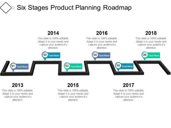 Six Stages Product Planning Roadmap Ppt PowerPoint Presentation Pictures Samples Six Stages Product Planning Roadmap Ppt PowerPoint Presentation Pictures Samples