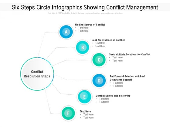 Six Steps Circle Infographics Showing Conflict Management Ppt PowerPoint Presentation File Slide PDF Six Steps Circle Infographics Showing Conflict Management Ppt PowerPoint Presentation File Slide PDF