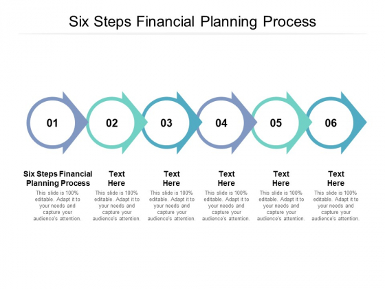 Six Steps Financial Planning Process Ppt PowerPoint Presentation ...