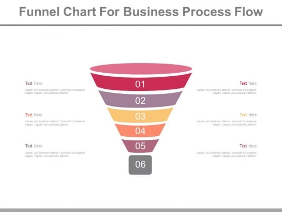 Six Steps Funnel Chart For Business Powerpoint Slides Six Steps Funnel Chart For Business Powerpoint Slides