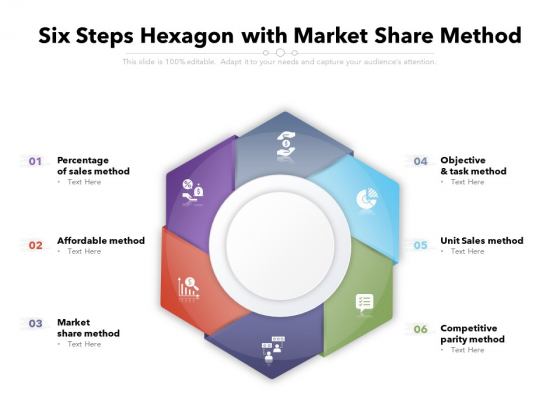 six steps hexagon with market share method ppt powerpoint presentation file example topics pdf six steps hexagon with market share method ppt powerpoint presentation file example topics pdf
