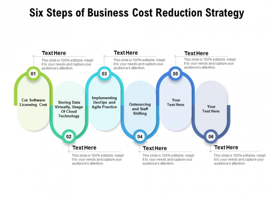 Six Steps Of Business Cost Reduction Strategy Ppt PowerPoint Presentation Outline Icons Six Steps Of Business Cost Reduction Strategy Ppt PowerPoint Presentation Outline Icons