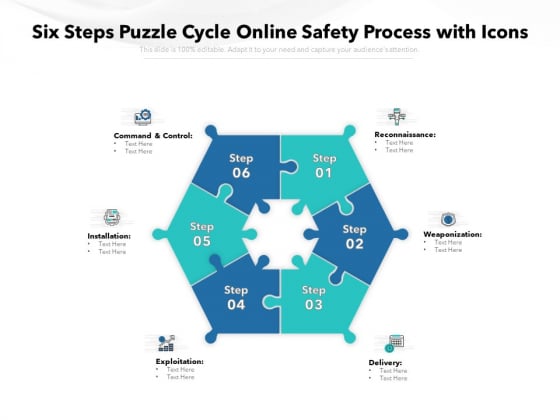 Six Steps Puzzle Cycle Online Safety Process With Icons Ppt PowerPoint Presentation Inspiration Ideas PDF Six Steps Puzzle Cycle Online Safety Process With Icons Ppt PowerPoint Presentation Inspiration Ideas PDF