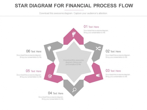Six Steps Star Diagram With Icons Powerpoint Template Six Steps Star Diagram With Icons Powerpoint Template