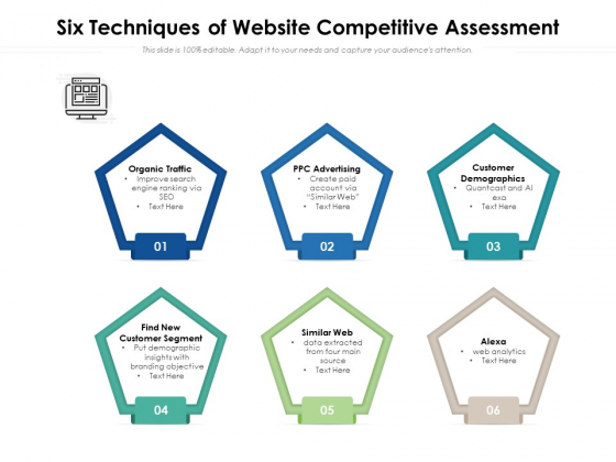 Six Techniques Of Website Competitive Assessment Ppt PowerPoint Presentation Inspiration Layouts PDF Six Techniques Of Website Competitive Assessment Ppt PowerPoint Presentation Inspiration Layouts PDF
