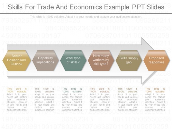 Skills For Trade And Economics Example Ppt Slides