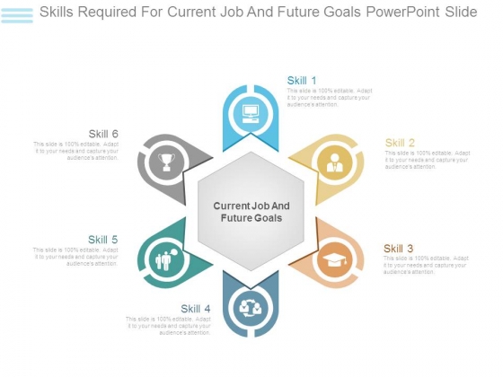 Skills Required For Current Job And Future Goals Powerpoint Slide