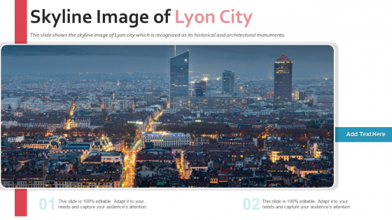 Skyline Image Of Lyon City PowerPoint Presentation Ppt Template PDF