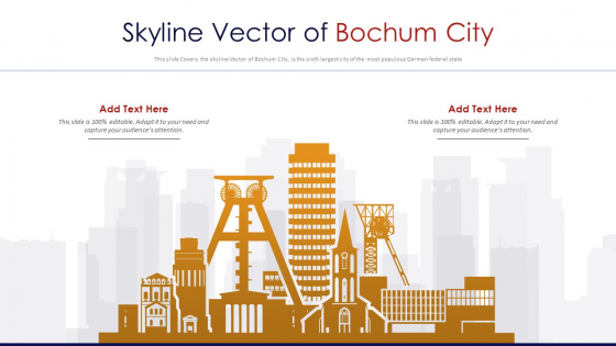 Skyline Vector Of Bochum City PowerPoint Presentation PPT Template PDF Skyline Vector Of Bochum City PowerPoint Presentation PPT Template PDF