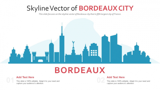 Skyline Vector Of Bordeaux City PowerPoint Presentation Ppt Template PDF Skyline Vector Of Bordeaux City PowerPoint Presentation Ppt Template PDF