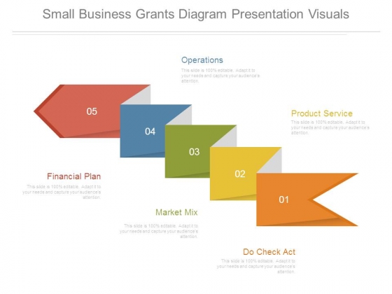 Small Business Grants Diagram Presentation Visuals