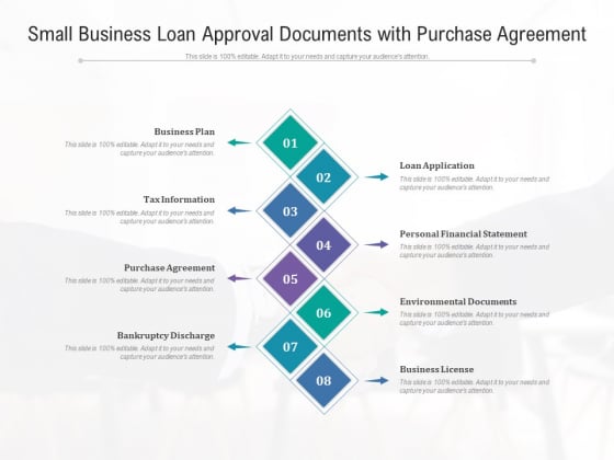 Small Business Loan Approval Documents With Purchase Agreement Ppt PowerPoint Presentation Infographics Gallery PDF Small Business Loan Approval Documents With Purchase Agreement Ppt PowerPoint Presentation Infographics Gallery PDF