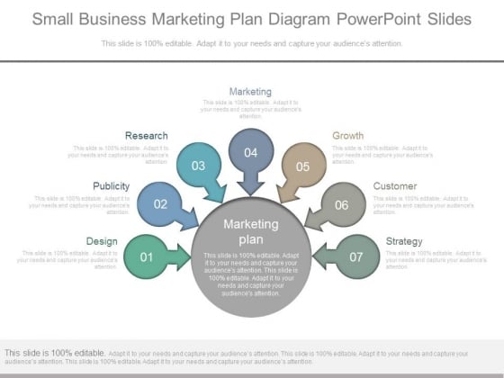 Small Business Marketing Plan Diagram Powerpoint Slides Small Business Marketing Plan Diagram Powerpoint Slides