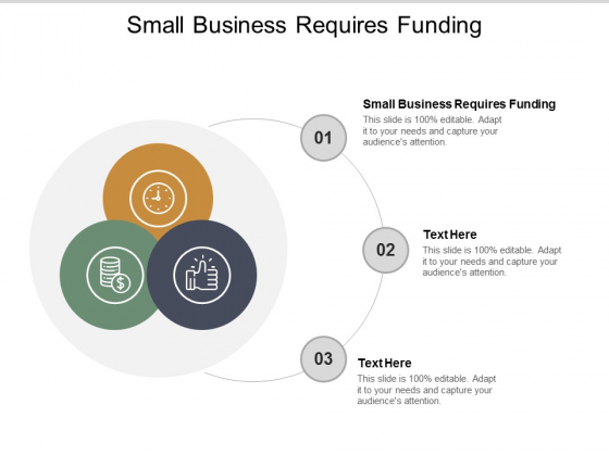 Small Business Requires Funding Ppt PowerPoint Presentation Portfolio Shapes Cpb