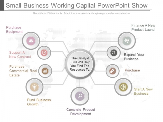 Small Business Working Capital Powerpoint Show