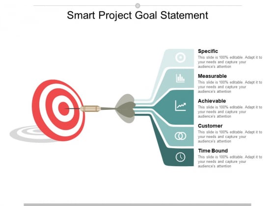 Smart Project Goal Statement Ppt PowerPoint Presentation Ideas Tips